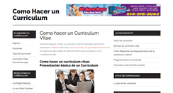 Desktop Screenshot of comohaceruncurriculum.info